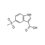 5-(Methylsulfonyl)-1H-indole-3-carboxylic Acid