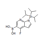 4-Fluoro-1-(triisopropylsilyl)-7-azaindole-5-boronic Acid