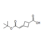 3-[2-(tert-Butoxy)-2-oxoethylidene]cyclobutanecarboxylic Acid