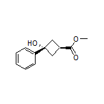 Methyl cis-3-Hydroxy-3-phenylcyclobutanecarboxylate