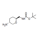 (3R,6S)-6-[(Boc-amino)methyl]tetrahydro-2H-pyran-3-amine