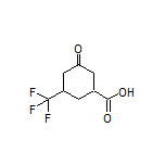 3-Oxo-5-(trifluoromethyl)cyclohexanecarboxylic Acid