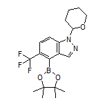 1-(Tetrahydro-2H-pyran-2-yl)-5-(trifluoromethyl)indazole-4-boronic Acid Pinacol Ester