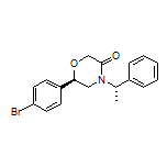 (R)-6-(4-Bromophenyl)-4-[(S)-1-phenylethyl]morpholin-3-one