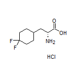 (R)-2-Amino-3-(4,4-difluorocyclohexyl)propanoic Acid Hydrochloride