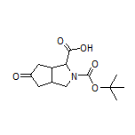 2-Boc-5-oxooctahydrocyclopenta[c]pyrrole-1-carboxylic Acid