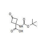 1-(Boc-amino)-3-oxocyclobutanecarboxylic Acid