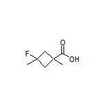 3-Fluoro-1,3-dimethylcyclobutanecarboxylic Acid