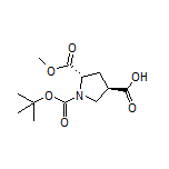 (3R,5S)-1-Boc-5-(methoxycarbonyl)pyrrolidine-3-carboxylic Acid