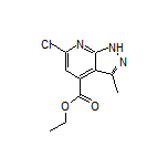 Ethyl 6-Chloro-3-methyl-1H-pyrazolo[3,4-b]pyridine-4-carboxylate