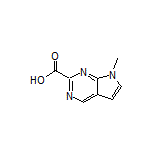 7-Methyl-7H-pyrrolo[2,3-d]pyrimidine-2-carboxylic Acid