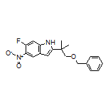 2-[1-(Benzyloxy)-2-methyl-2-propyl]-6-fluoro-5-nitro-1H-indole