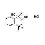 3-[2-(Trifluoromethyl)phenyl]azetidin-3-ol Hydrochloride