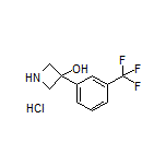 3-[3-(Trifluoromethyl)phenyl]azetidin-3-ol Hydrochloride