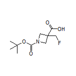 1-Boc-3-(fluoromethyl)azetidine-3-carboxylic Acid