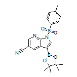 5-Cyano-1-tosyl-7-azaindole-3-boronic Acid Pinacol Ester