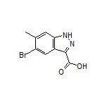 5-Bromo-6-methyl-1H-indazole-3-carboxylic Acid