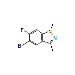 5-Bromo-6-fluoro-1,3-dimethyl-1H-indazole