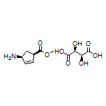 Methyl (1R,4S)-4-Amino-2-cyclopentenecarboxylate (2S,3S)-2,3-Dihydroxysuccinate