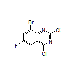 8-Bromo-2,4-dichloro-6-fluoroquinazoline