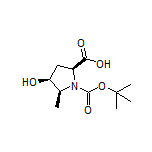 (2S,4S,5S)-1-Boc-4-hydroxy-5-methylpyrrolidine-2-carboxylic Acid