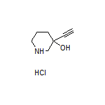 3-Ethynylpiperidin-3-ol Hydrochloride