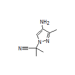 2-(4-Amino-3-methyl-1-pyrazolyl)-2-methylpropanenitrile