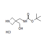 [3-[(Boc-amino)methyl]-3-azetidinyl]methanol Hydrochloride