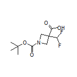 1-Boc-3-(difluoromethyl)azetidine-3-carboxylic Acid