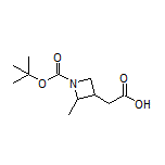 1-Boc-2-methylazetidine-3-acetic Acid