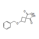 3-(Benzyloxy)cyclobutane-1,1-dicarboxylic Acid