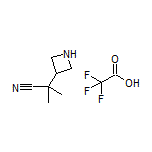 2-(Azetidin-3-yl)-2-methylpropanenitrile Trifluoroacetate