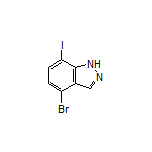 4-Bromo-7-iodo-1H-indazole