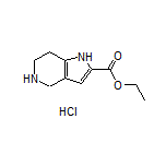 Ethyl 4,5,6,7-Tetrahydro-5-azaindole-2-carboxylate Hydrochloride