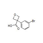 3-(3-Bromophenyl)oxetane-3-carboxylic Acid