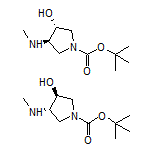 trans-1-Boc-3-hydroxy-4-(methylamino)pyrrolidine