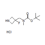 N-Boc-1-(3-fluoro-3-azetidinyl)-N-methylmethanamine Hydrochloride