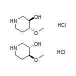 trans-4-Methoxypiperidin-3-ol Hydrochloride