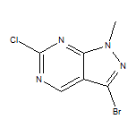 3-bromo-6-chloro-1-methyl-pyrazolo[3,4-d]pyrimidine