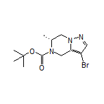 (R)-5-Boc-3-bromo-6-methyl-4,5,6,7-tetrahydropyrazolo[1,5-a]pyrazine