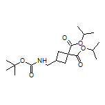 Diisopropyl 3-[(Boc-amino)methyl]cyclobutane-1,1-dicarboxylate