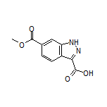 6-(Methoxycarbonyl)-1H-indazole-3-carboxylic Acid