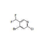 4-Bromo-2-chloro-5-(difluoromethyl)pyridine