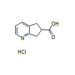 6,7-Dihydro-5H-cyclopenta[b]pyridine-6-carboxylic Acid Hydrochloride