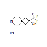 2-(Trifluoromethyl)-7-azaspiro[3.5]nonan-2-ol Hydrochloride