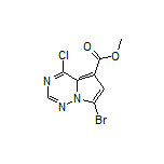 Methyl 7-Bromo-4-chloropyrrolo[2,1-f][1,2,4]triazine-5-carboxylate