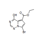 Ethyl 7-Bromo-4-hydroxypyrrolo[2,1-f][1,2,4]triazine-5-carboxylate