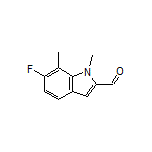 6-Fluoro-1,7-dimethyl-1H-indole-2-carbaldehyde