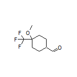 4-Methoxy-4-(trifluoromethyl)cyclohexanecarbaldehyde