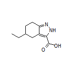 5-Ethyl-4,5,6,7-tetrahydro-2H-indazole-3-carboxylic Acid